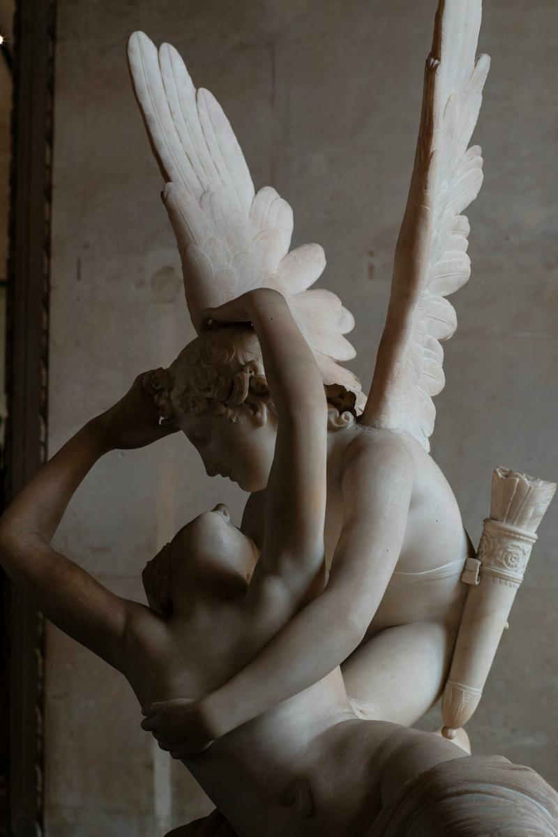 Maîtrise technique du sculpteur Canova sur le marbre néoclassique